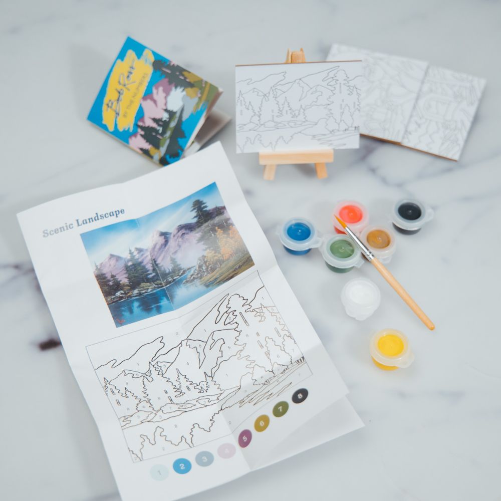 Bob Ross By The Numbers Mini Kit