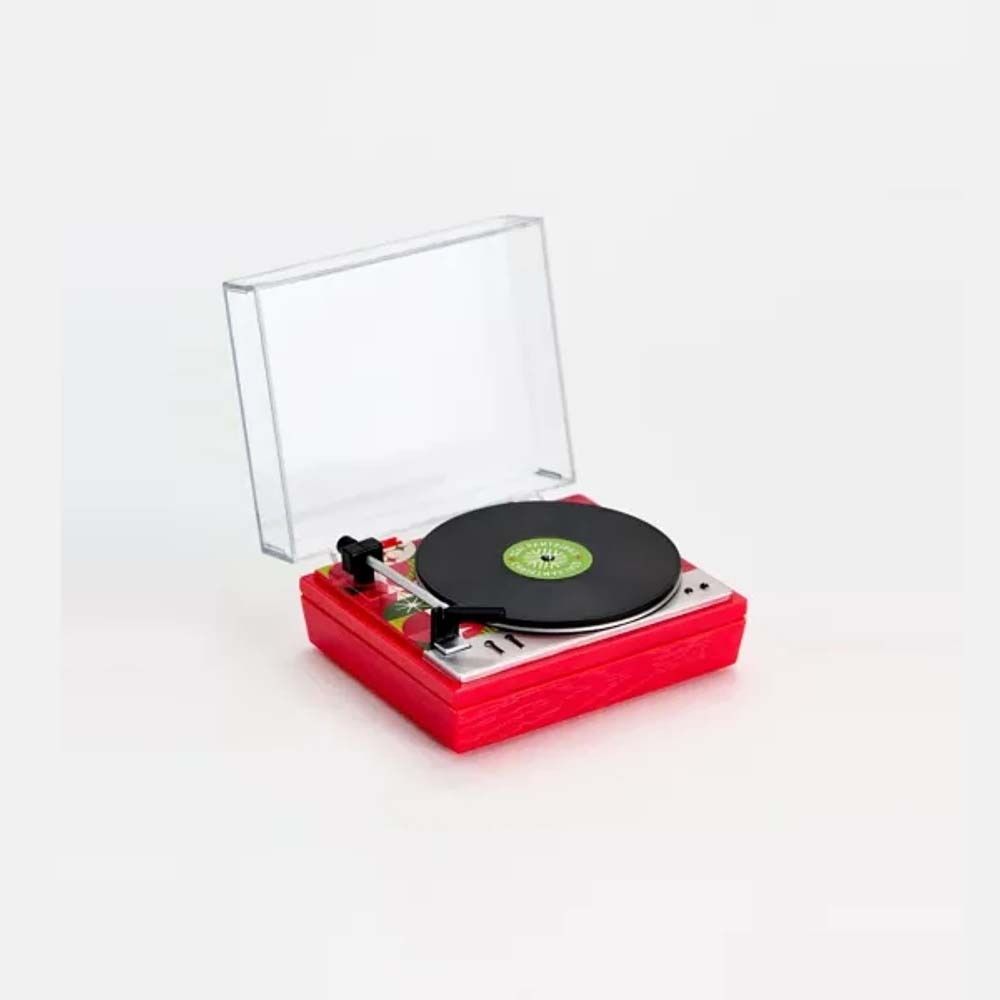 Mini Christmas Record Player