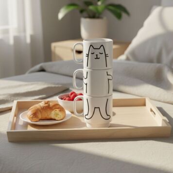 Cat yoga mugs